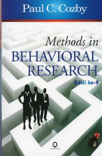 Image of Methods in Behavioral Research