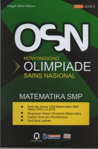 Image of OSN Menyongsong Olimpiade Sains Nasional Matematika SMP